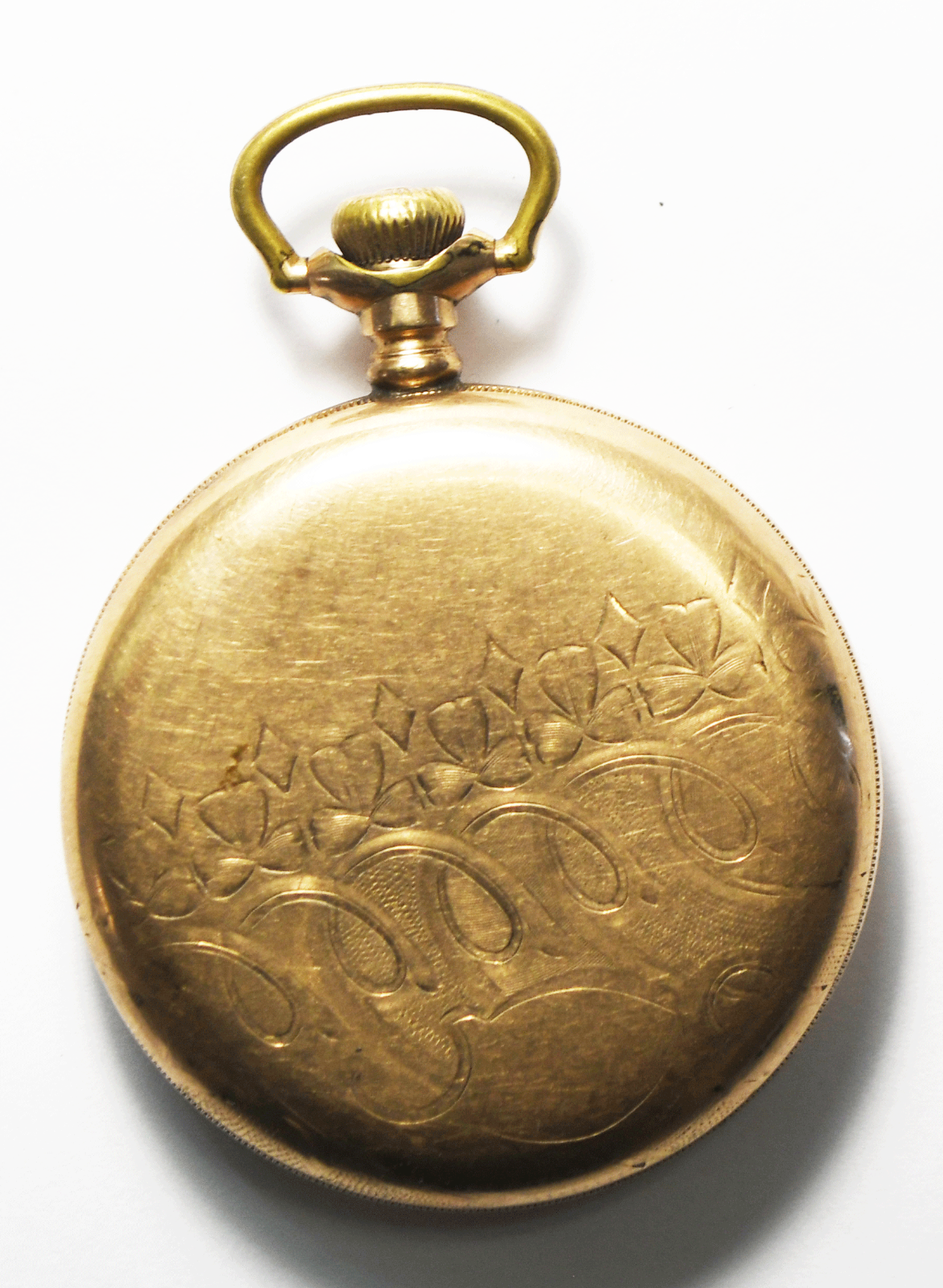 1913 Hampden Size 16 WM Kinley OF Pocket Watch 20yr GF Not Running