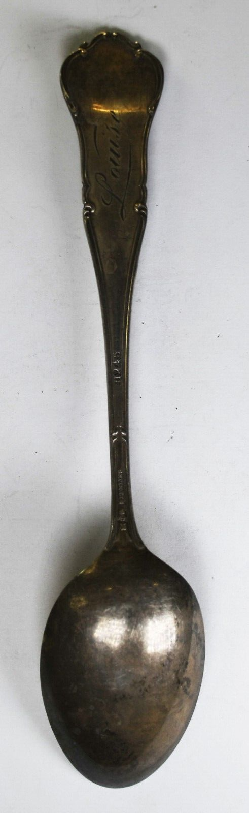 Sterling Silver Gorham Oil Derrick Chanute Kansas Souvenir Spoon 5-3/4" Mono