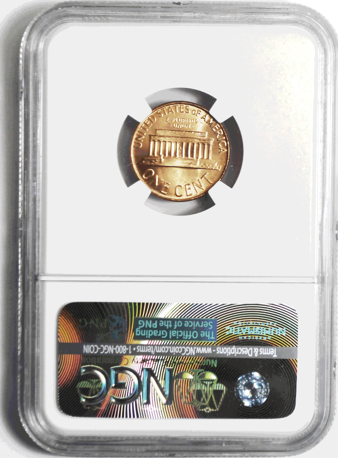 1978 1c Lincoln Memorial Cent One Penny NGC MS 66 RD