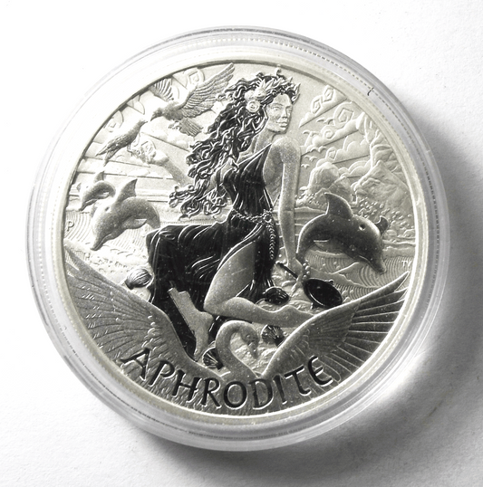 2022 .9999 Silver 1oz Tuvalu $1 One Dollar Aphrodite