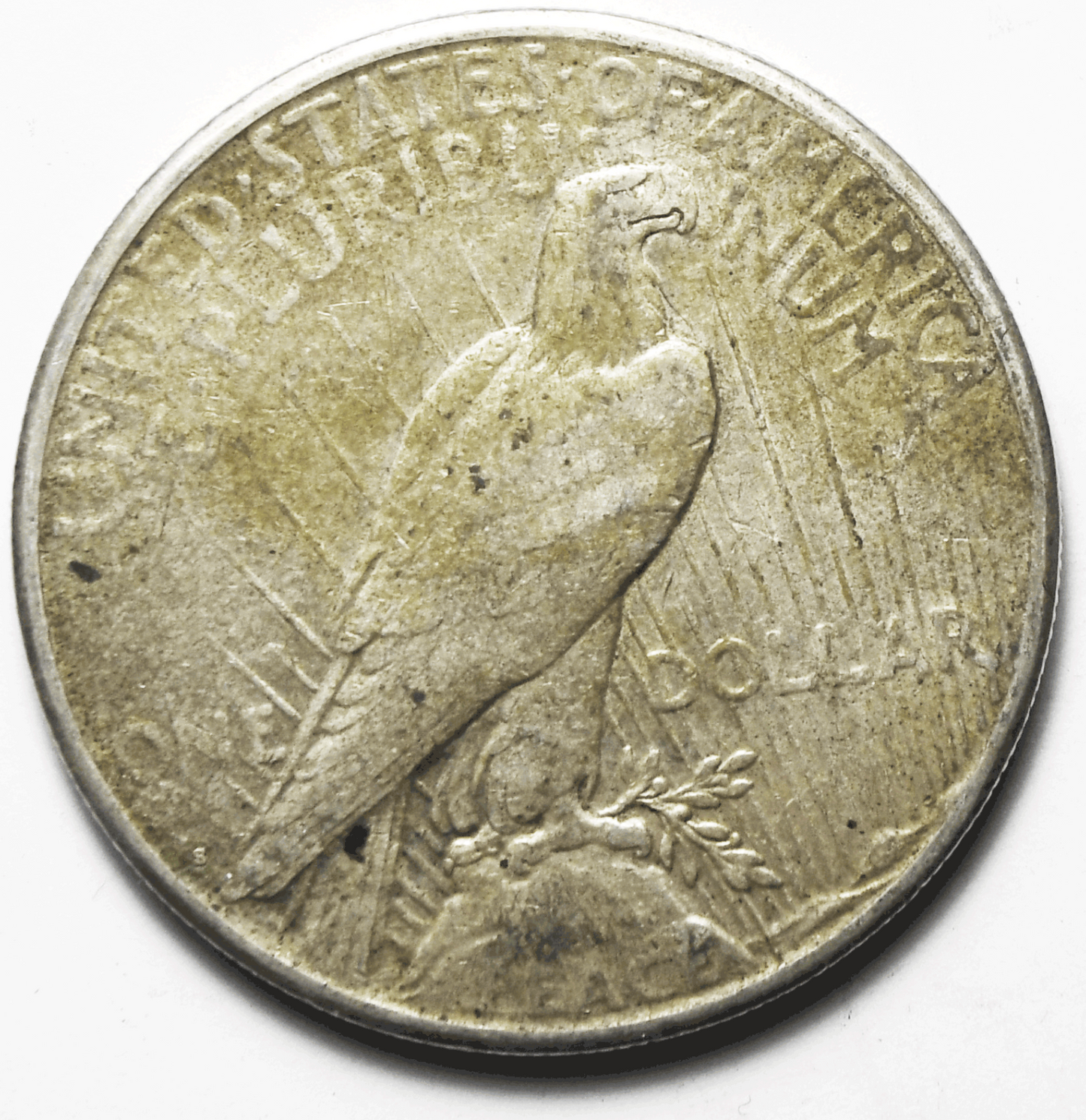1924 S $1 Peace Silver One Dollar US San Francisco