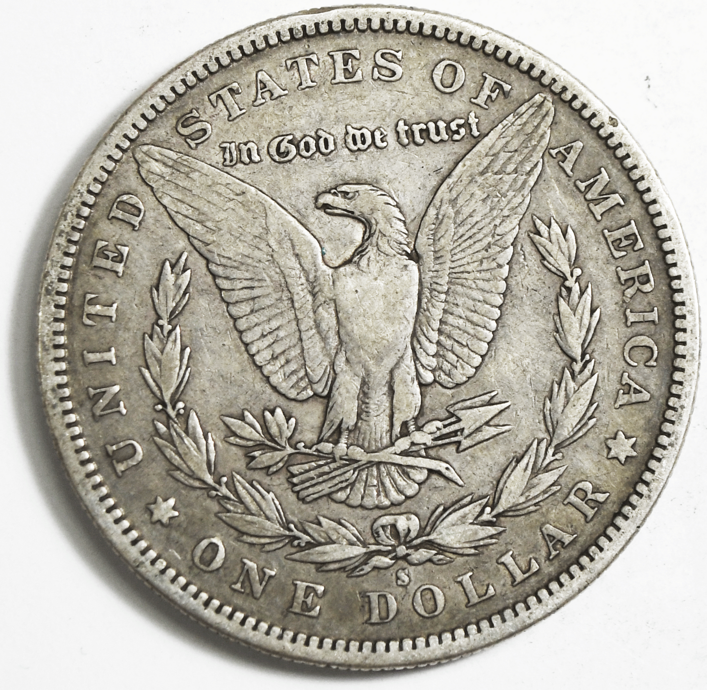 1885 S $1 Morgan Silver One Dollar US Coin San Francisco