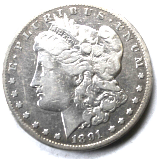 1891 CC $1 Morgan Silver One Dollar Rare Carson City