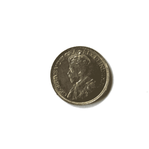 1917 Canada 10c Ten Cents Silver Coin Dime KM# 23