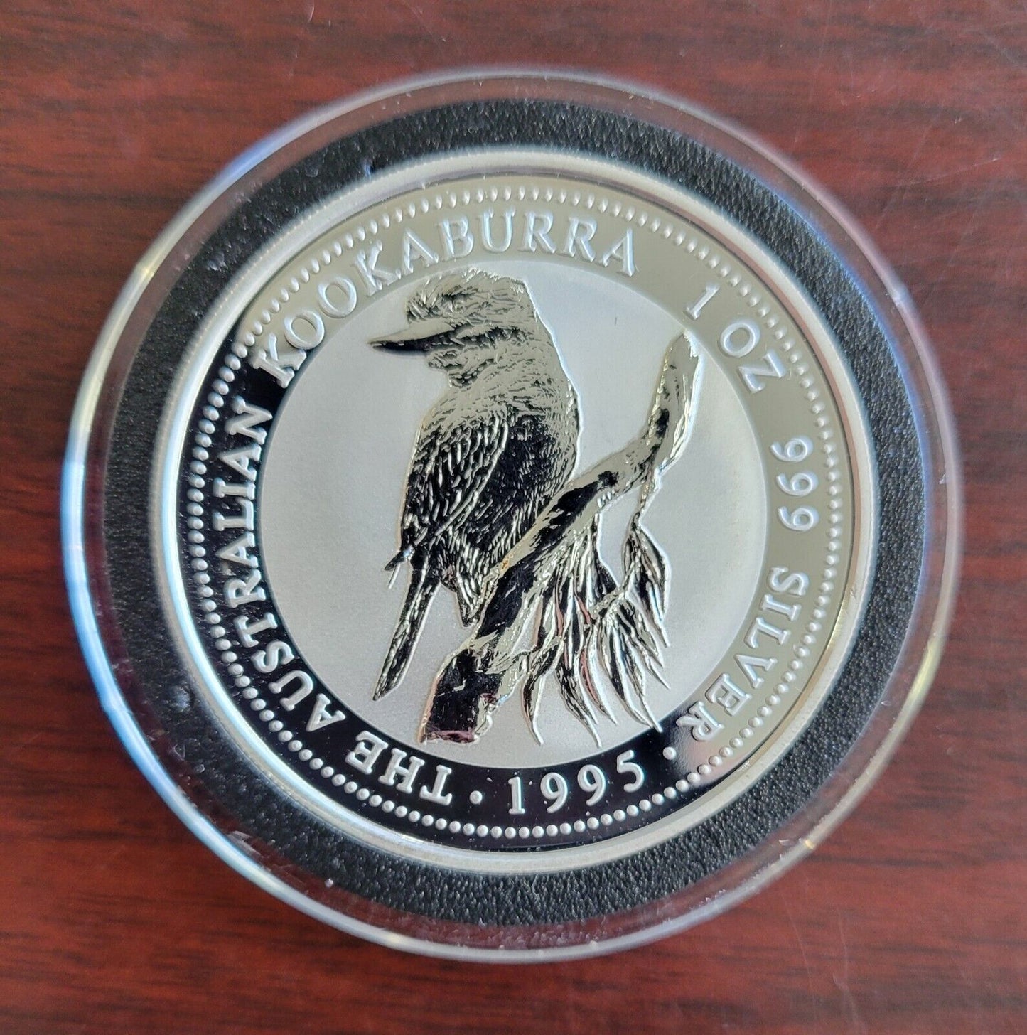 1995 Australian Kookaburra 1oz. Silver .999 Fine Dollar Coin