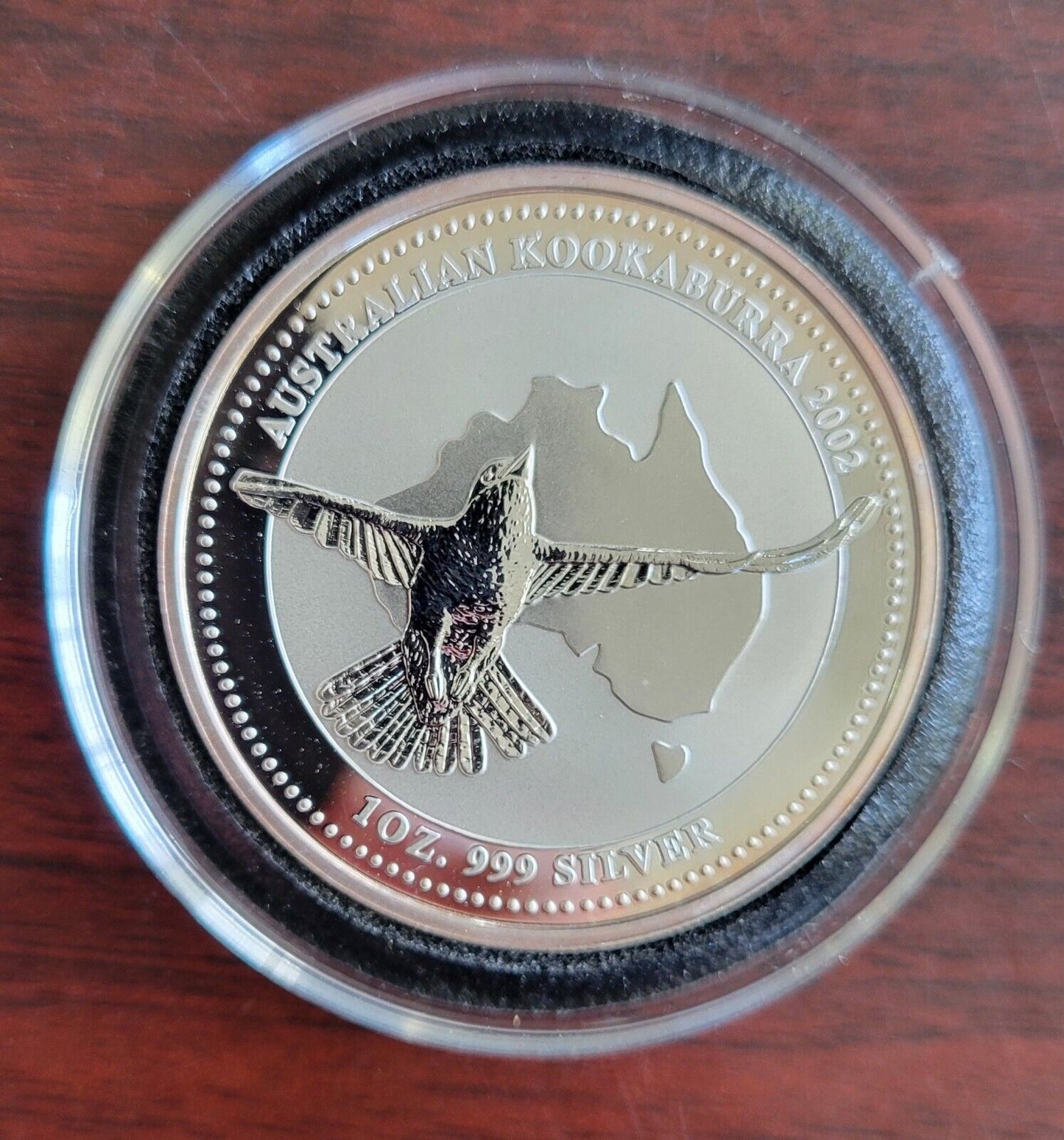 2002 Australian Kookaburra 1oz. Silver .999 Fine Dollar Coin Perth Mint