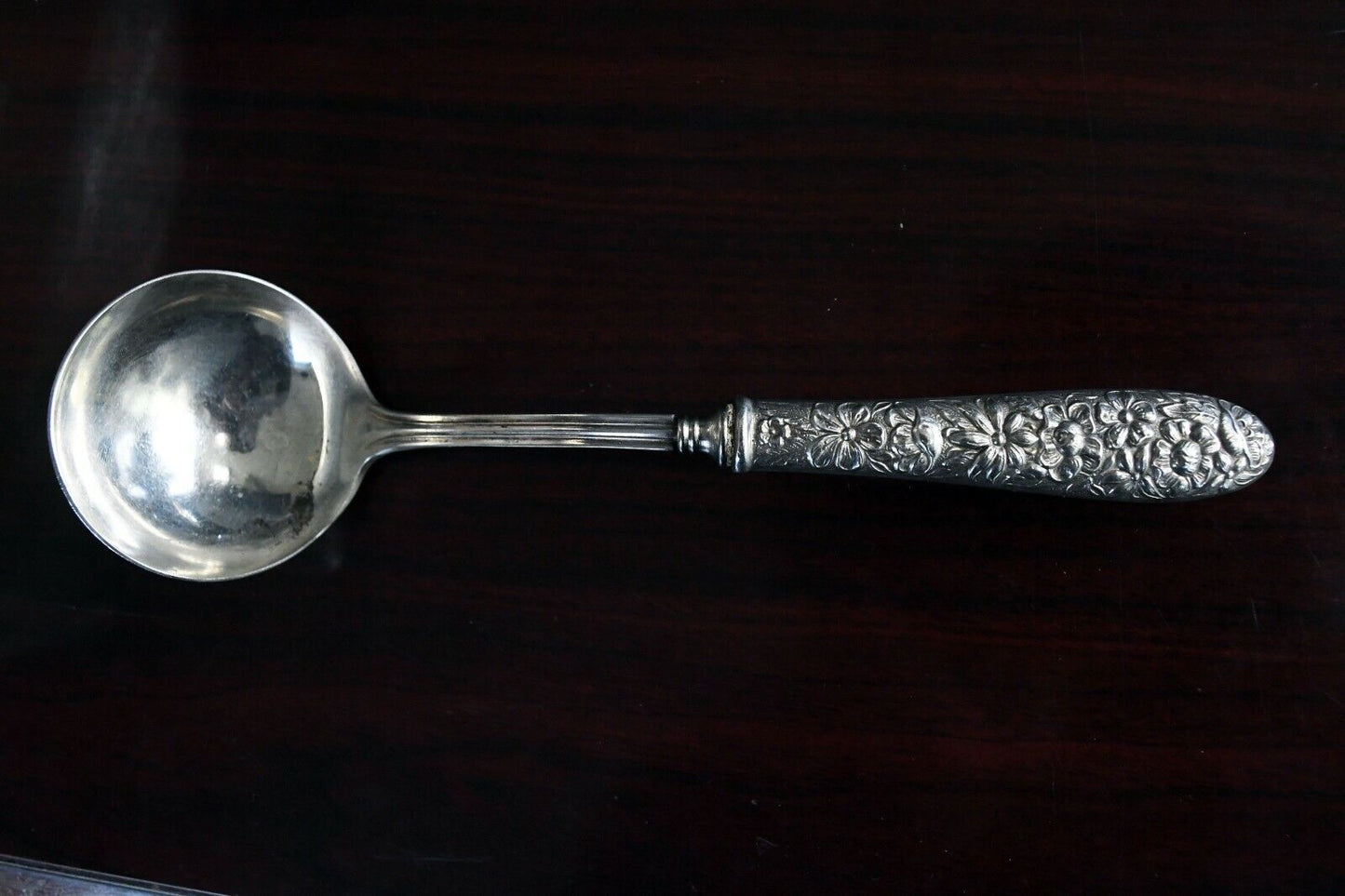 Southern Rose by Manchester Sterling/Stainless 8 1/8" Soup Ladle 2.4 oz.