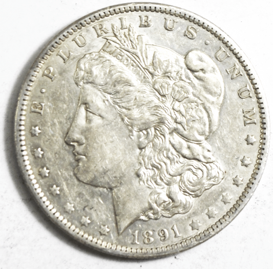 1891 O $1 Morgan Silver One Dollar US Coin Rare New Orleans AU