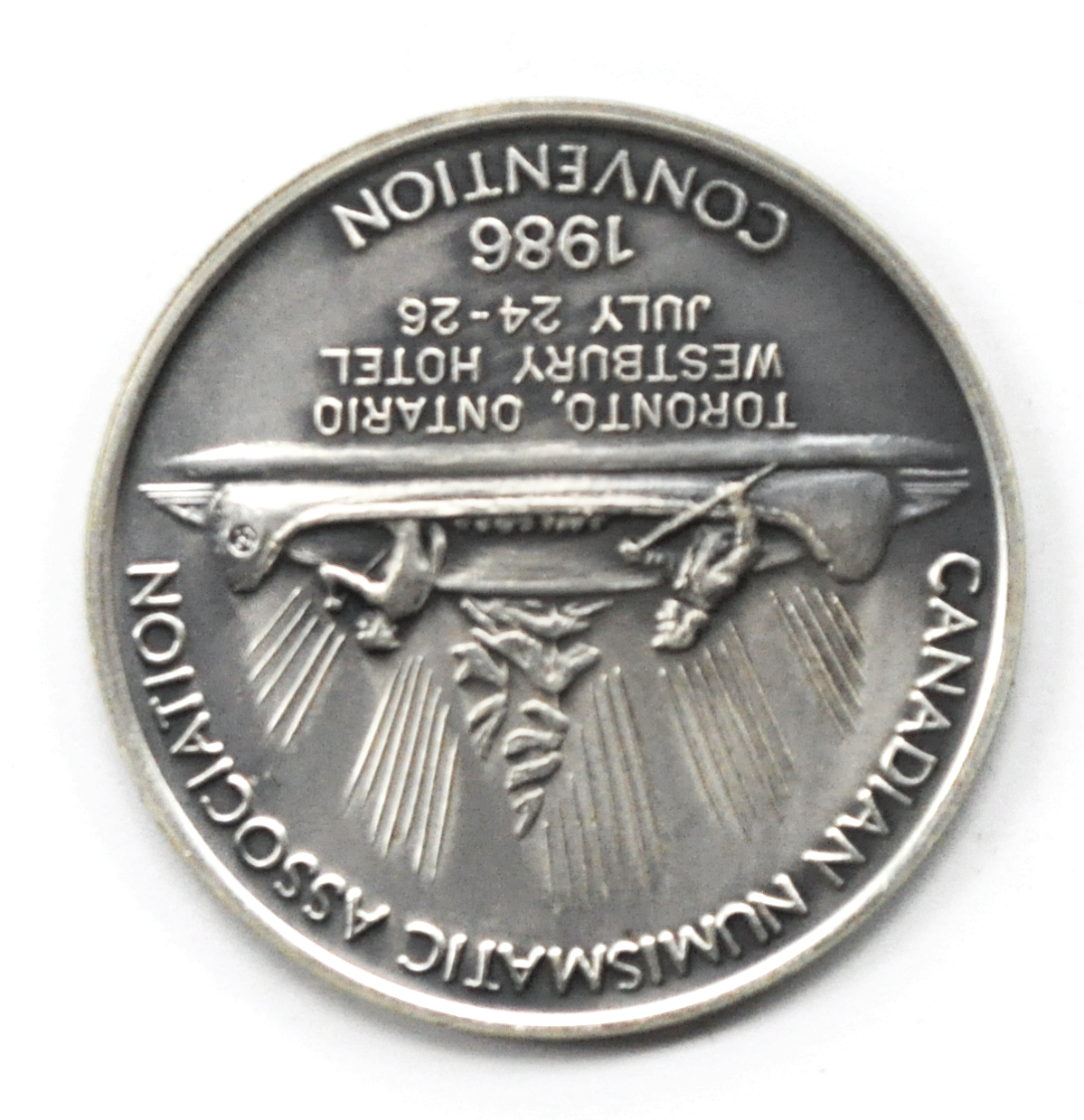 1986 North York Coin Club $3 Trade Token Convention Numismatic Association 38mm