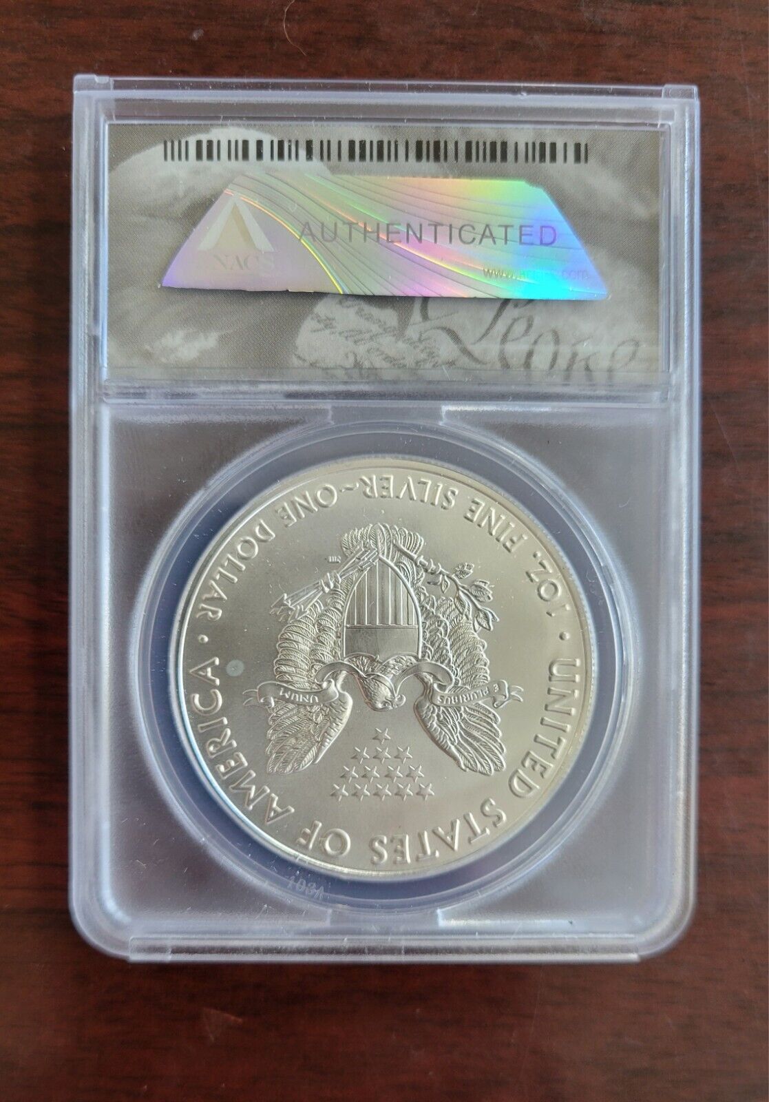 2016 $1 American Silver Eagle ANACS MS69 Silver Dollar .999 Fine Silver 1oz.