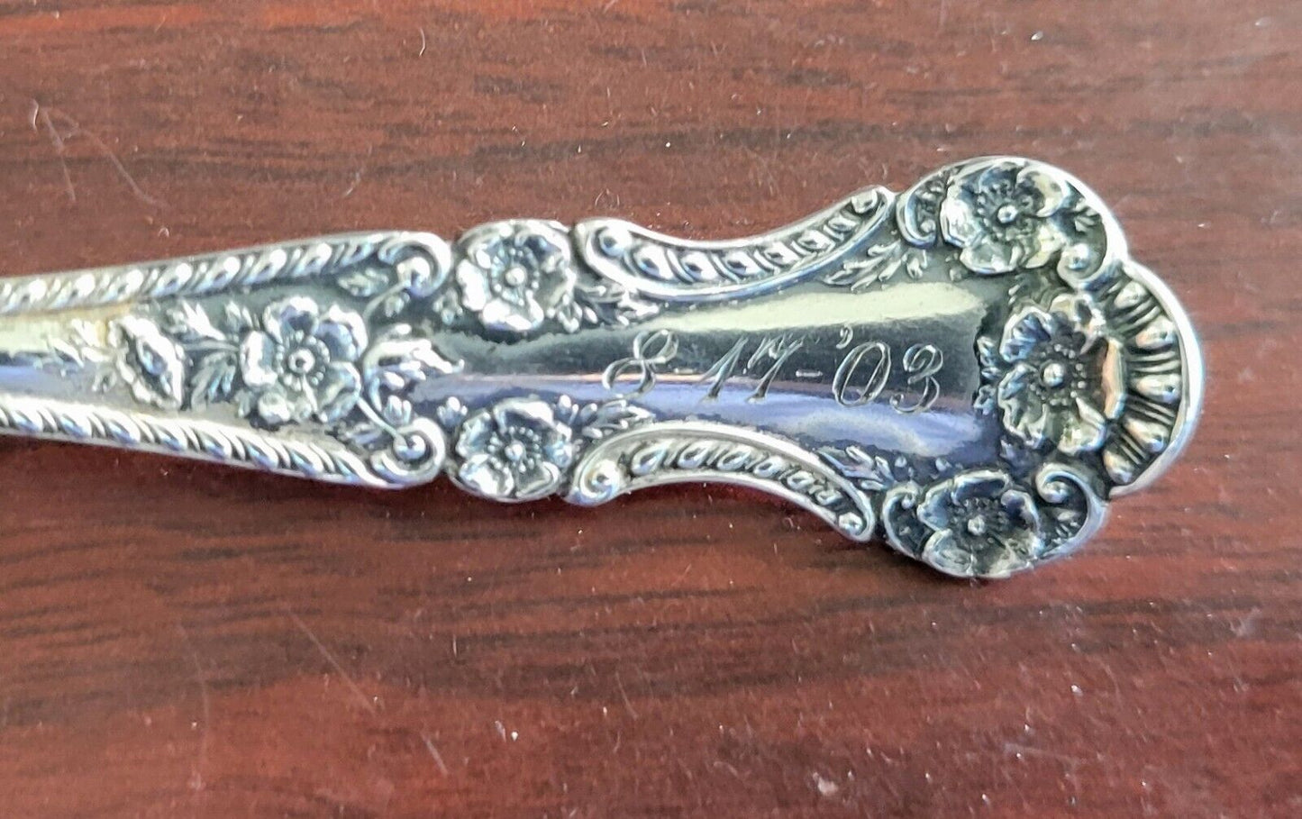 1903 Los Angeles Sterling Silver 5 3/8" Souvenir Spoon .56oz. By Gorham