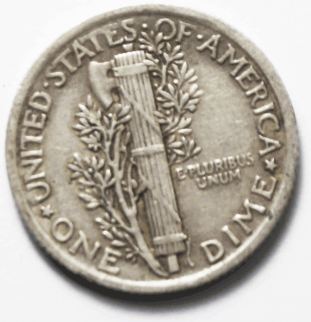 1923 Mercury Silver Dime Rare Ten Cents Philadelphia