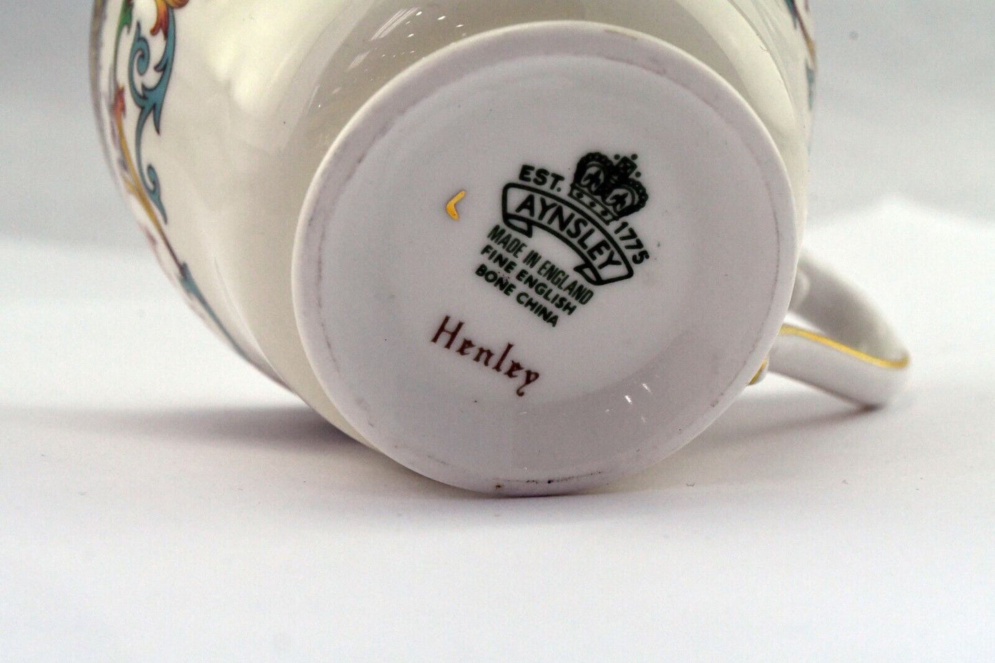 Set of 8 Henley by Aynsley Porcelain Tea Cups