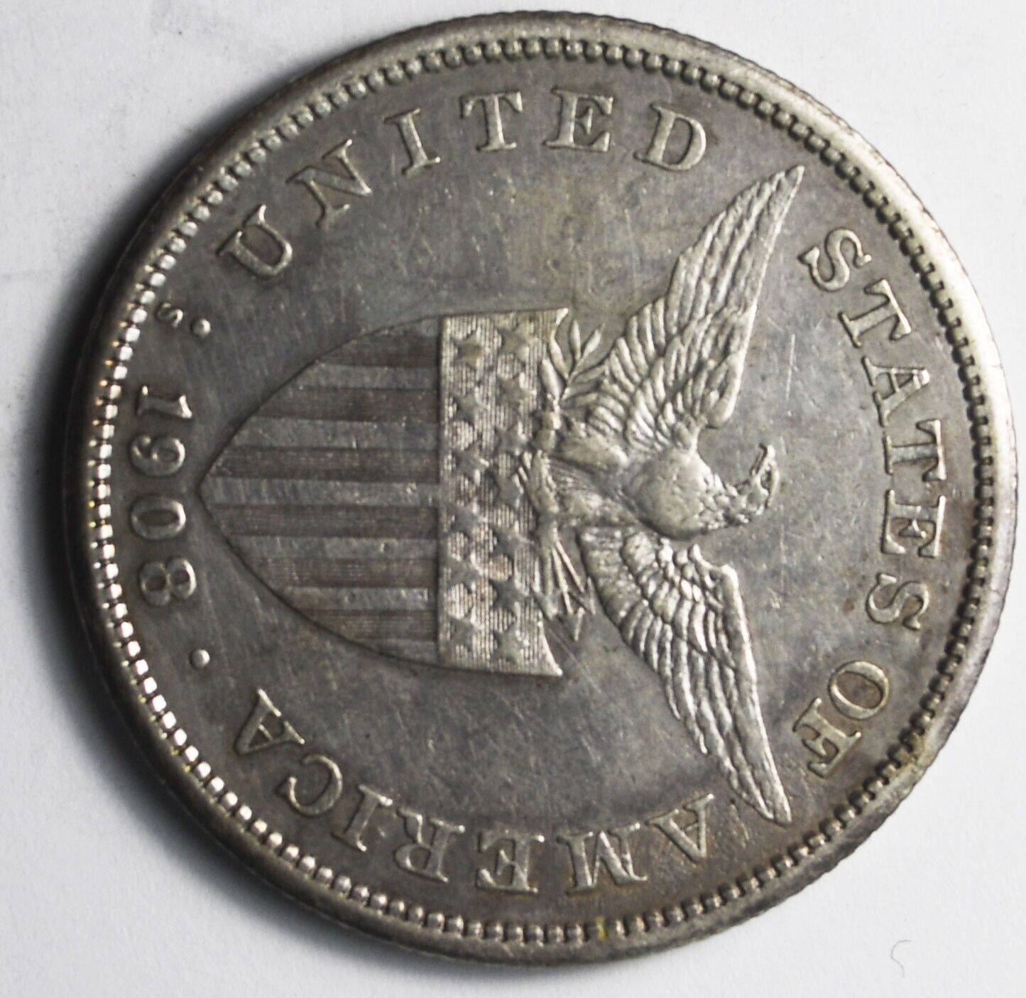1908 S Philippines Silver One Peso KM# 172