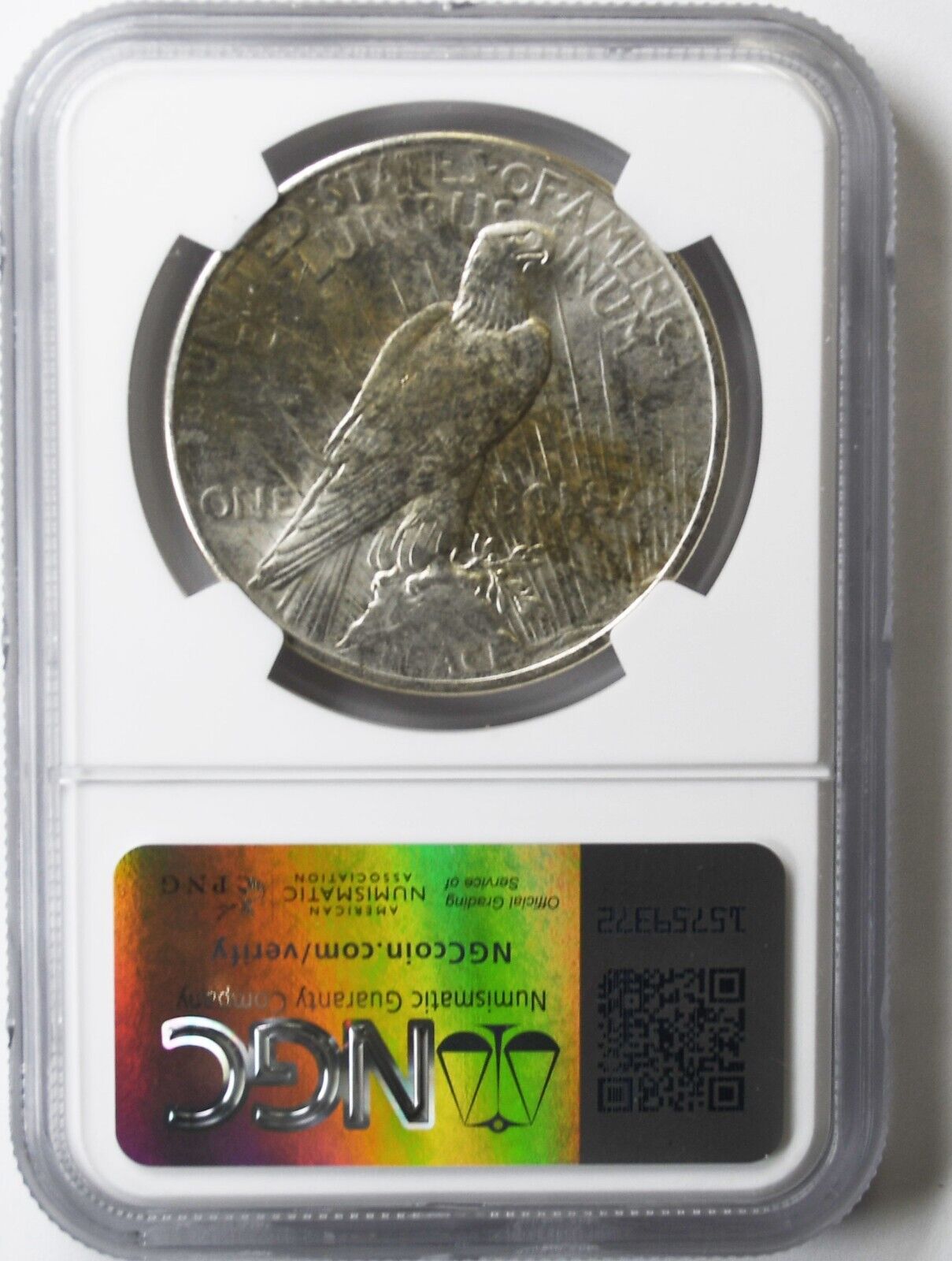 1925 $1 Peace Silver One Dollar US NGC MS64 Philadelphia