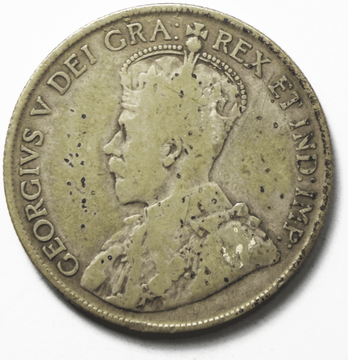 1920 50c Fifty Cents Silver Coin Canada Half Dollar KM# 25a