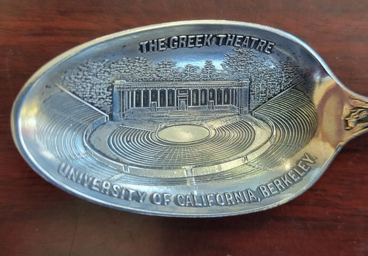 The Greek Theater Sterling 5  1/4" Souvenir Spoon .5oz. Berkley University
