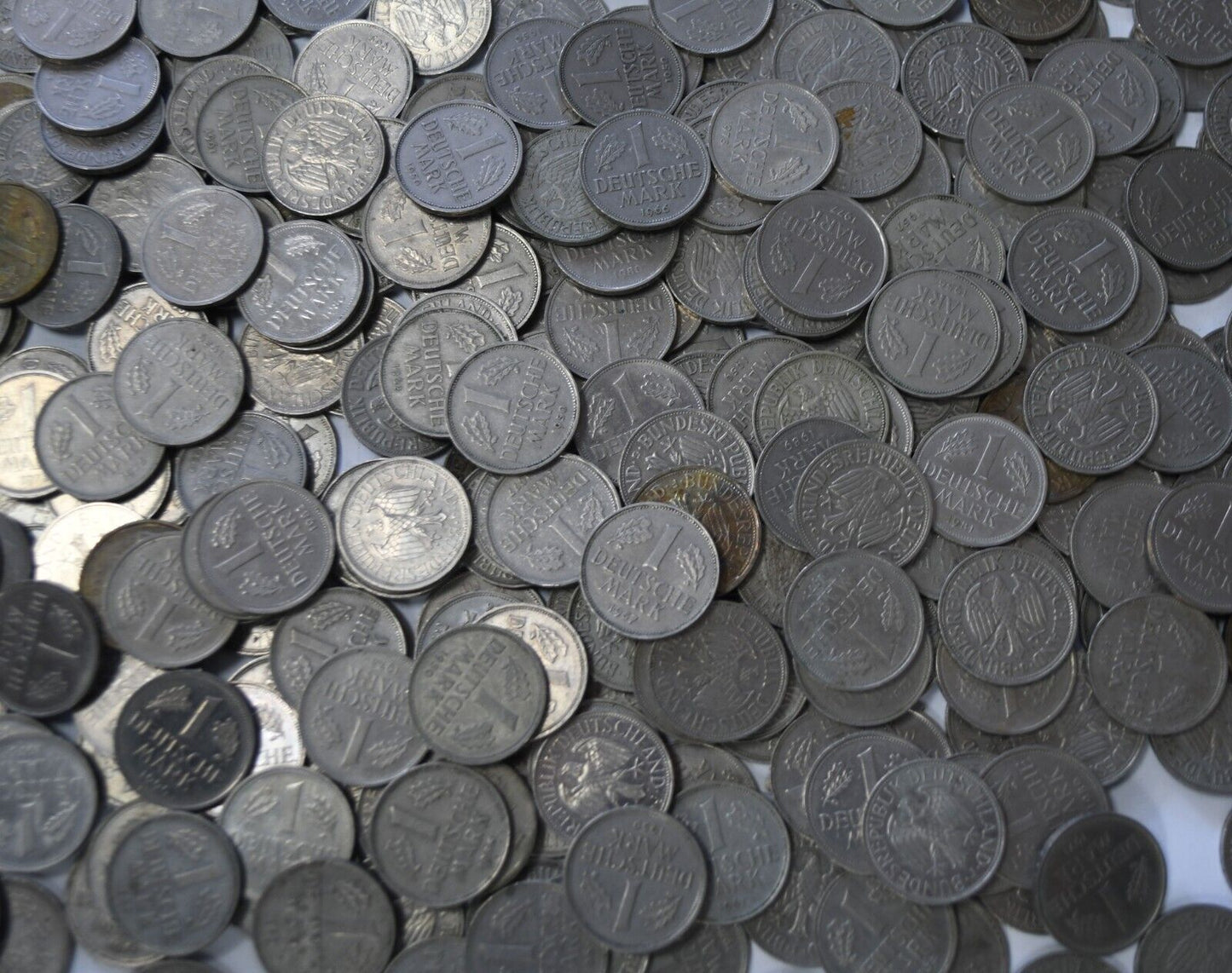 300pc Germany Federal Republic 1 One Mark Coin Lot KM#110  1950-1991