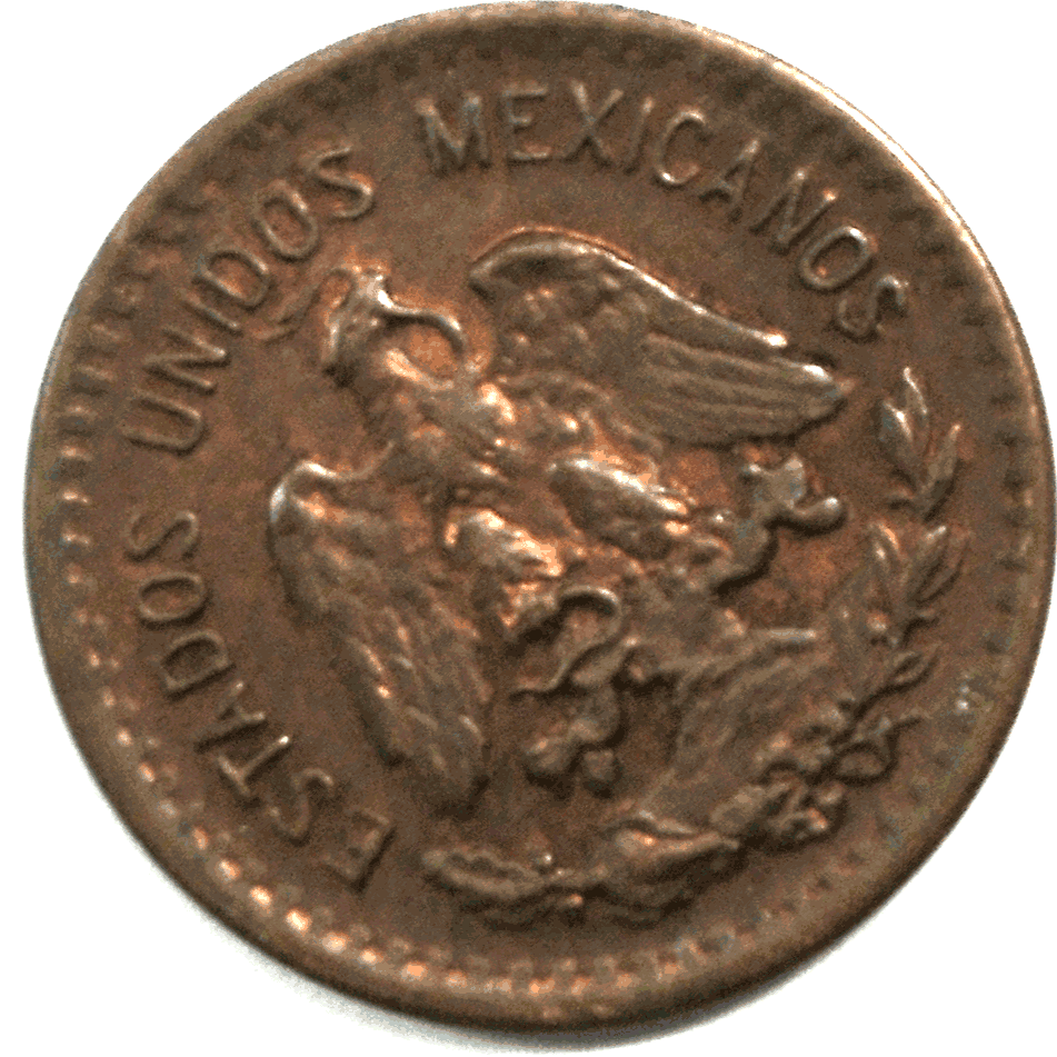 1946 Mexico Estados Unidos Mexicanos 5 Centavos KM# 415