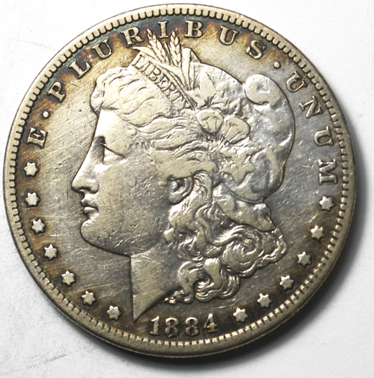 1884 S $1 Morgan Silver One Dollar San Francisco