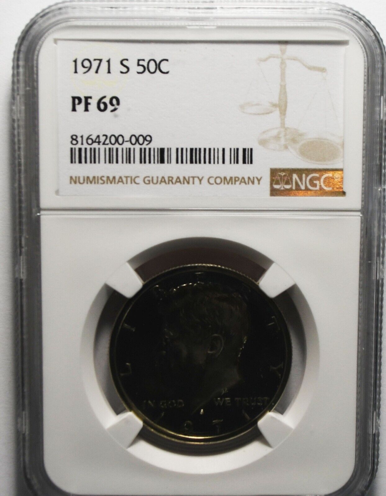 1971 S 50c Kennedy Half Dollar NGC PF69 Proof San Francisco