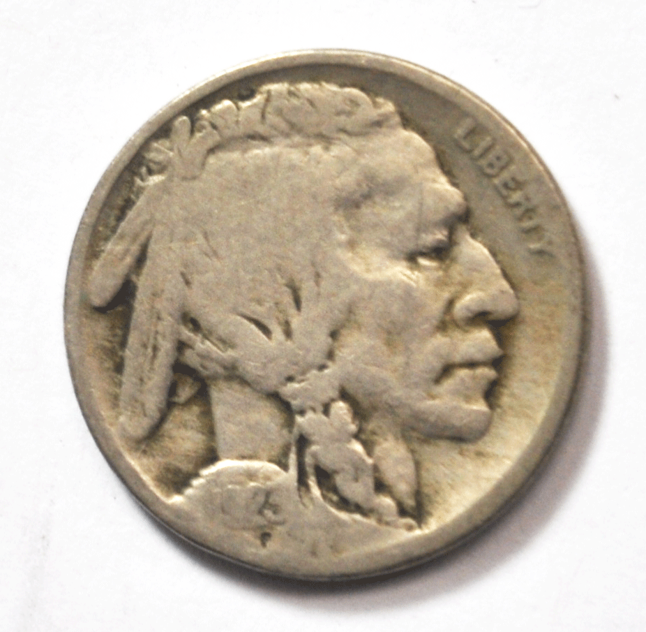 1923 S 5c Buffalo Nickel Five Cents Rare US San Francisco