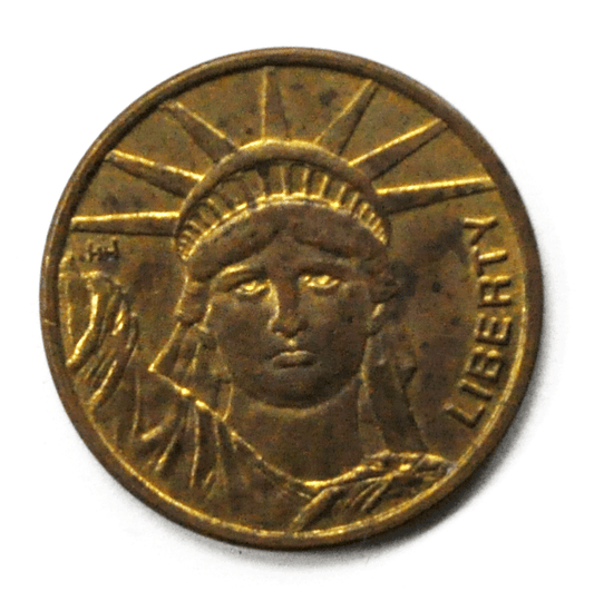 Statue of Liberty United States Flag Service Frederick MD Token 25mm