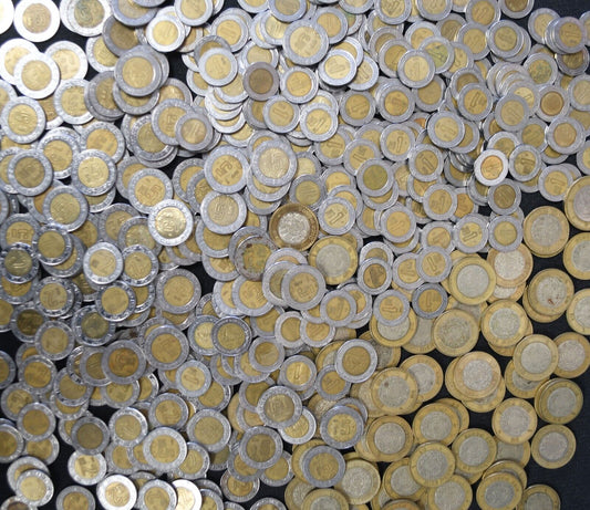 582pc Mexico Nuevos Pesos & Pesos 1 2 5 10 & 20    1711 Total   1992-2018