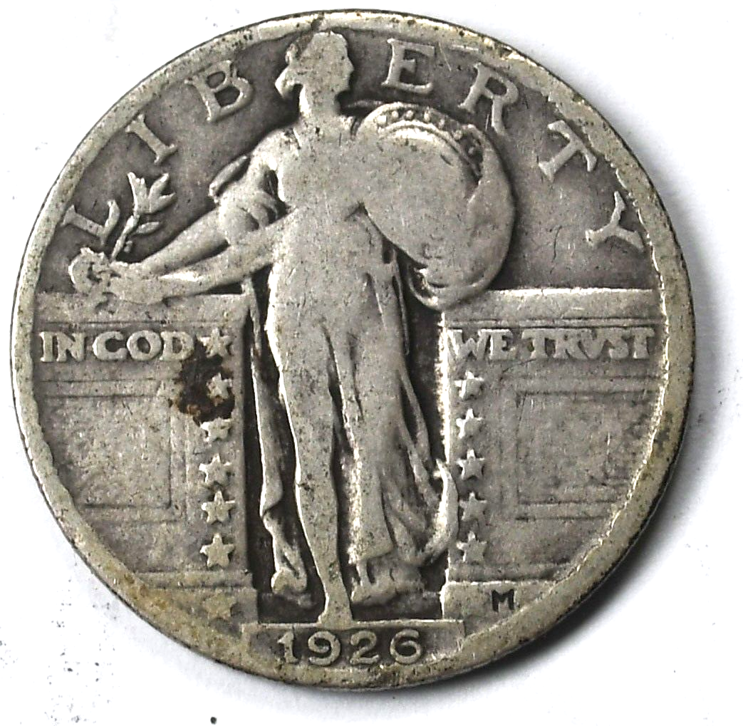 1926 25c Standing Liberty Silver Quarter Philadelphia