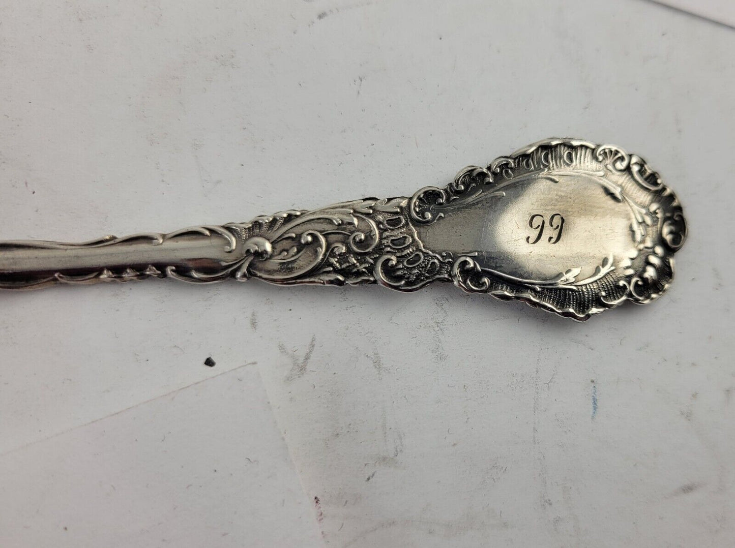 Kansas City Convention Hall Sterling 5 5/8" Souvenir Spoon w/Goldwash Bowl .65oz