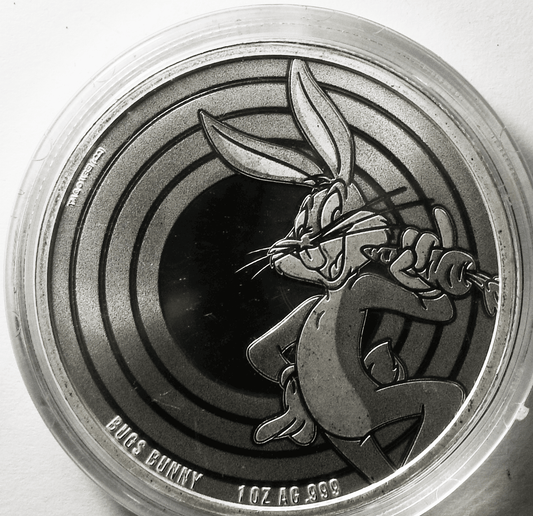 2022 .999 Silver 1oz Samoa $5 Five Dollars Bugs Bunny Proof Low Mintage
