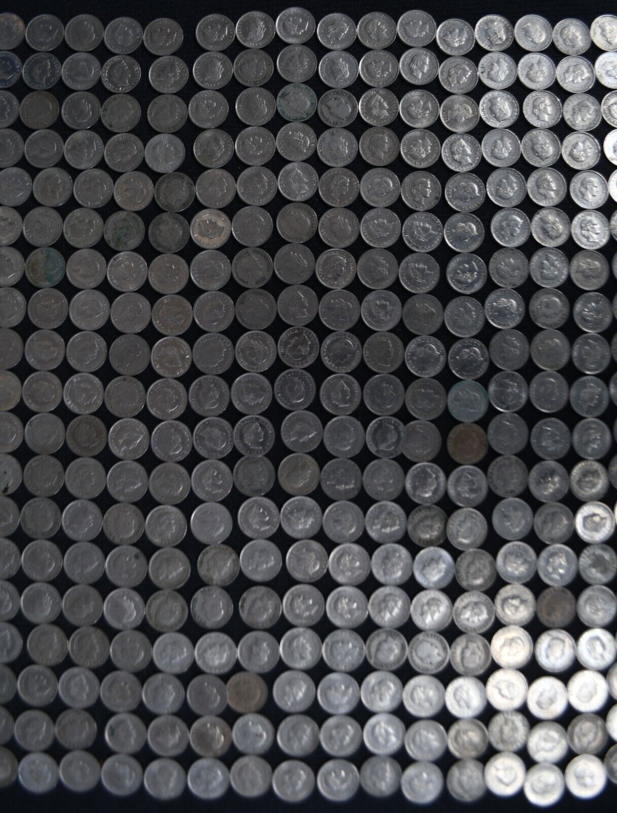 399pc Switzerland 10 Rappen Coin Lot 1882-1999