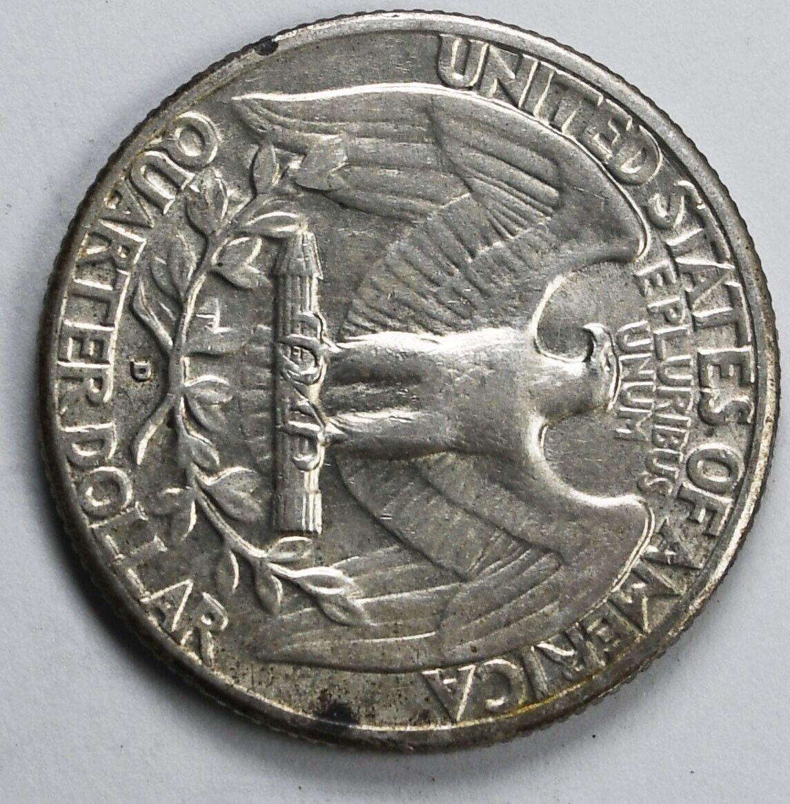 1939 D 25c Washington Silver Quarter Dollar Denver