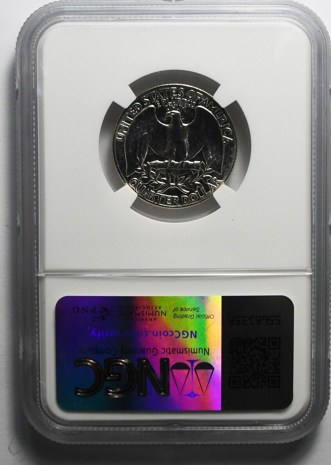 1957 25c Washington Proof Silver Quarter Dollar NGC PF67