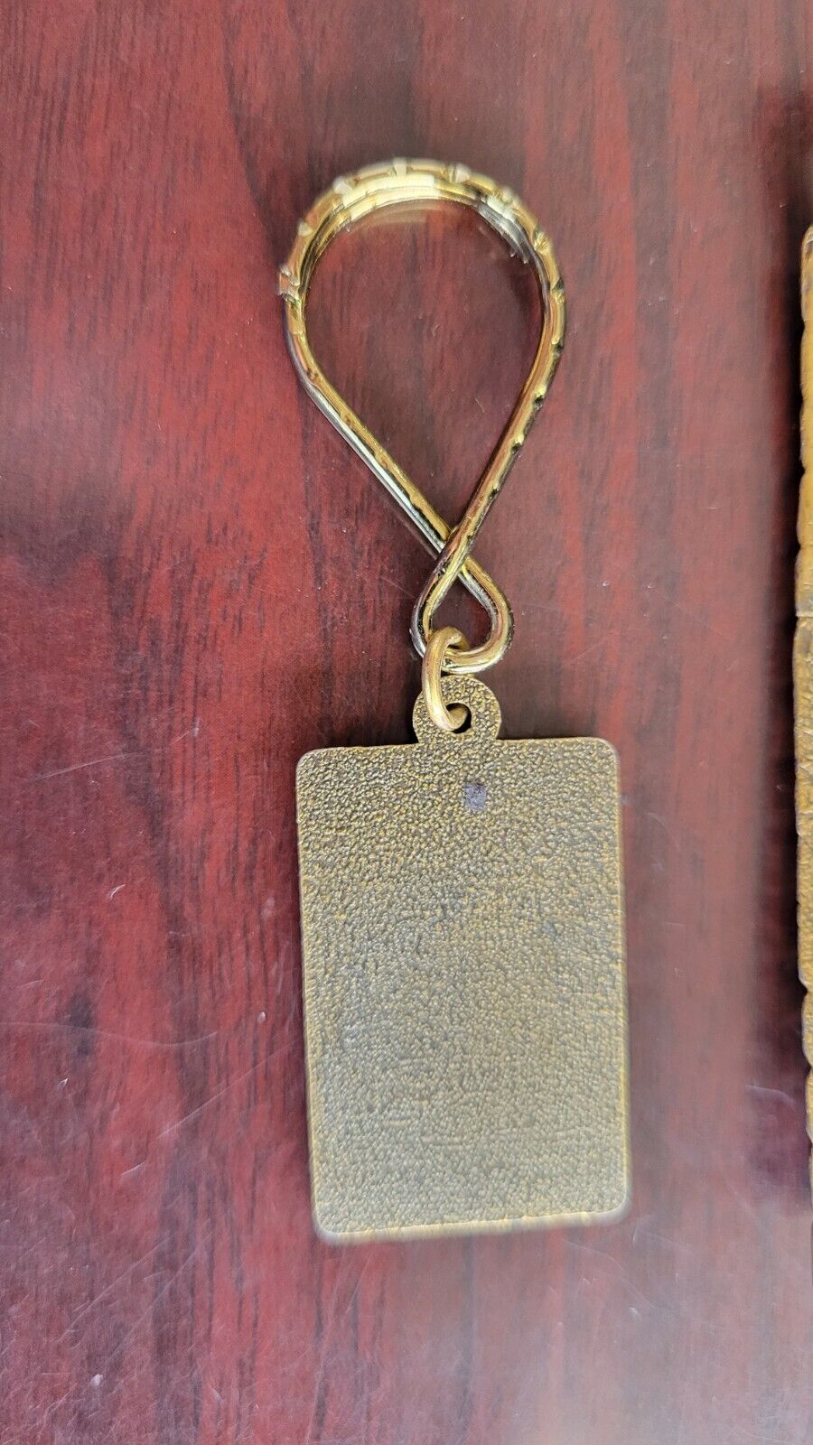 Brass American Eagle Spanned Wings & Mountains Belt Buckle and Key Chain Set