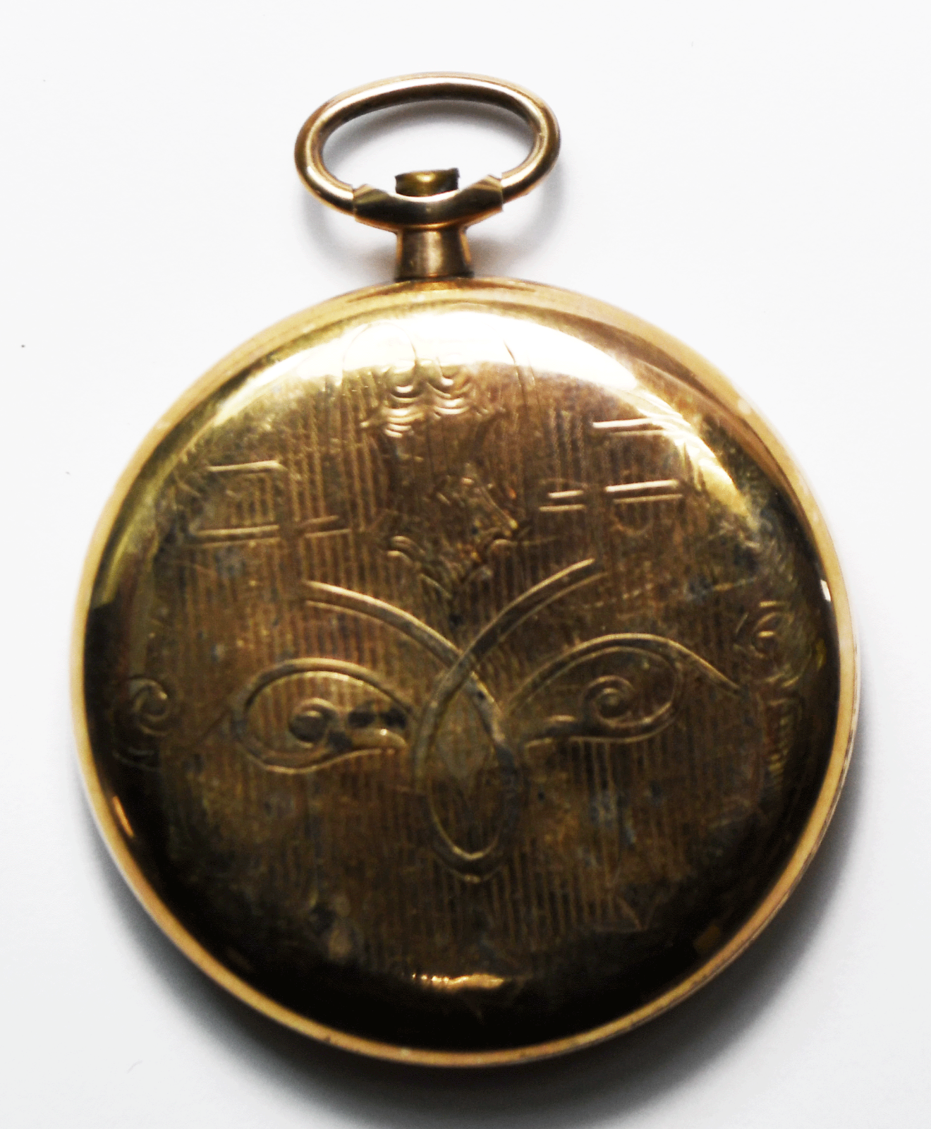 1916 South Bend 429 OF 19J DR 20yr GF Pocket Watch Size 12 Missing Crown Running