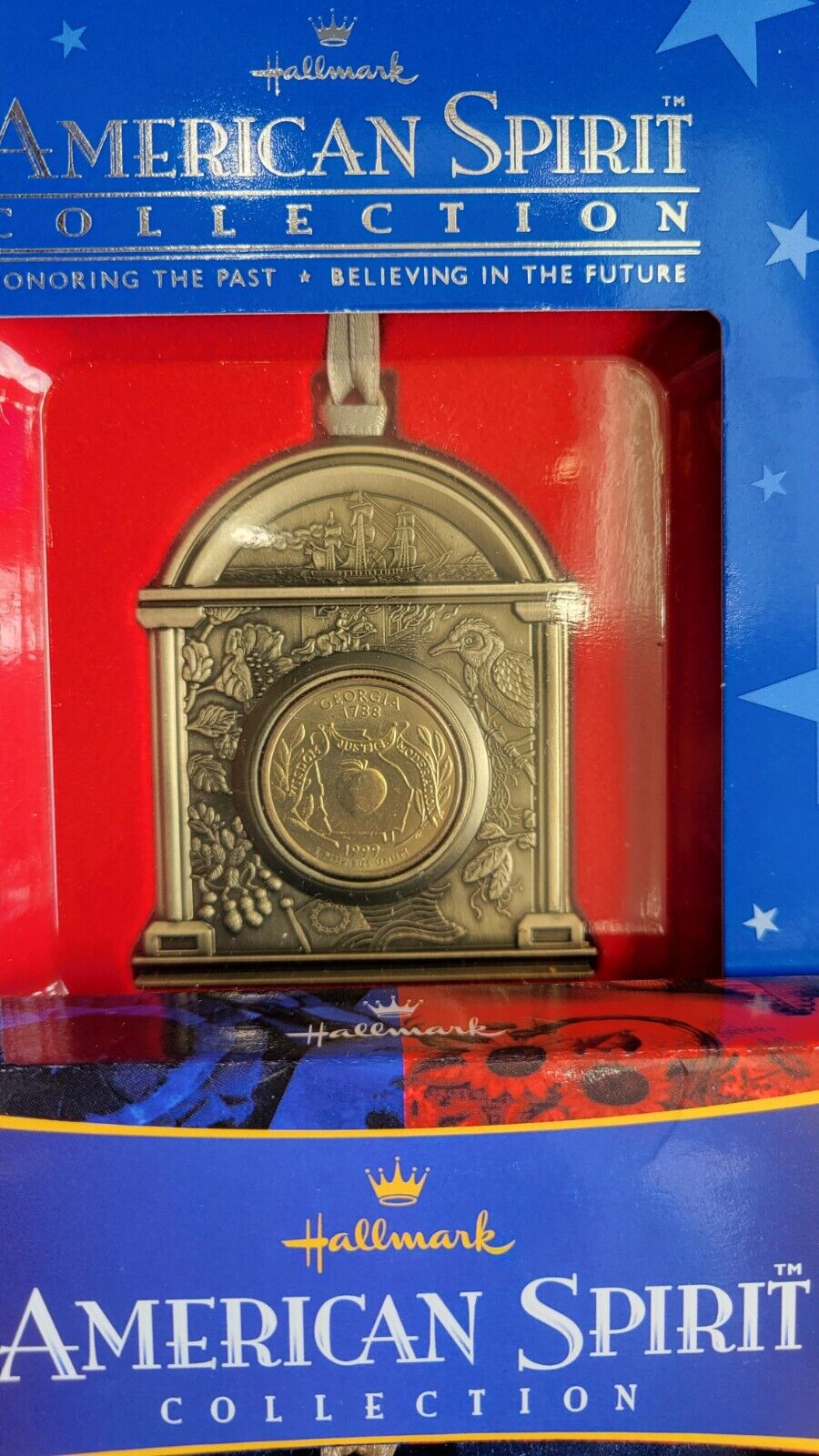 6pc. Hallmark American Spirit Collection Coin Ornament State Quarters Sacagawea