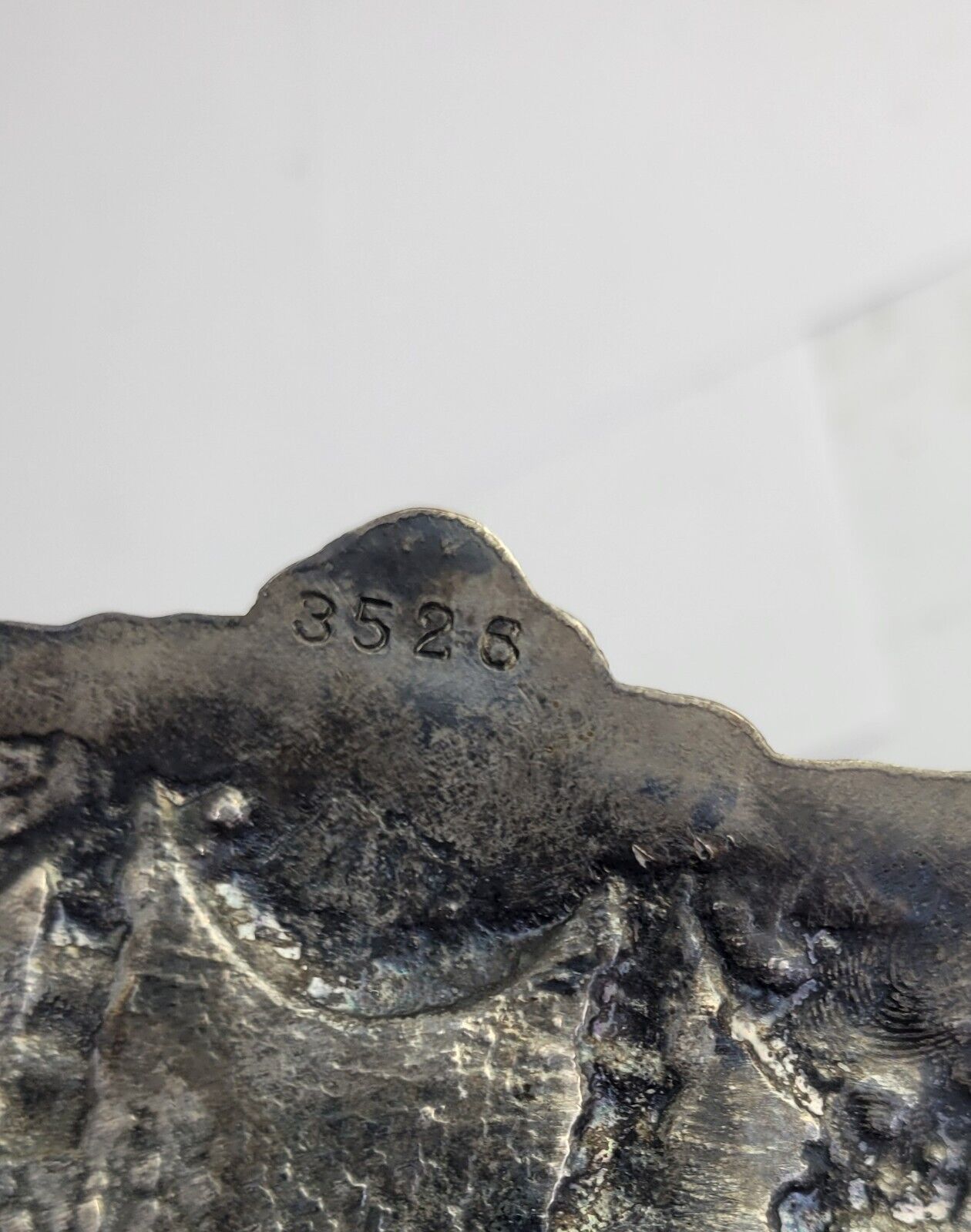 Barbour International Silver Co Quadruple Plate Dutch Scene Bread Tray 13.5"