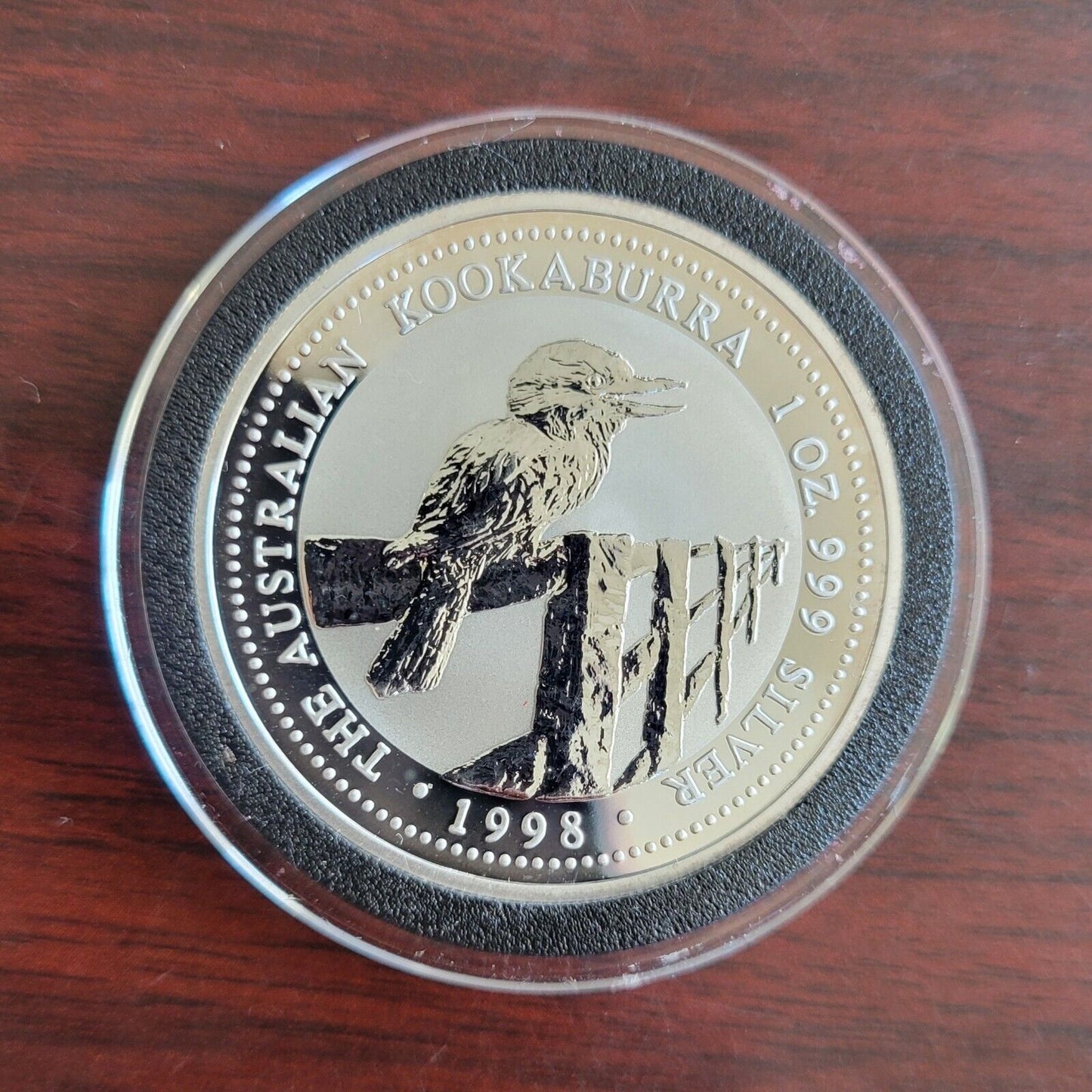 1998 Australian Kookaburra 1oz. Silver .999 Fine Dollar Coin