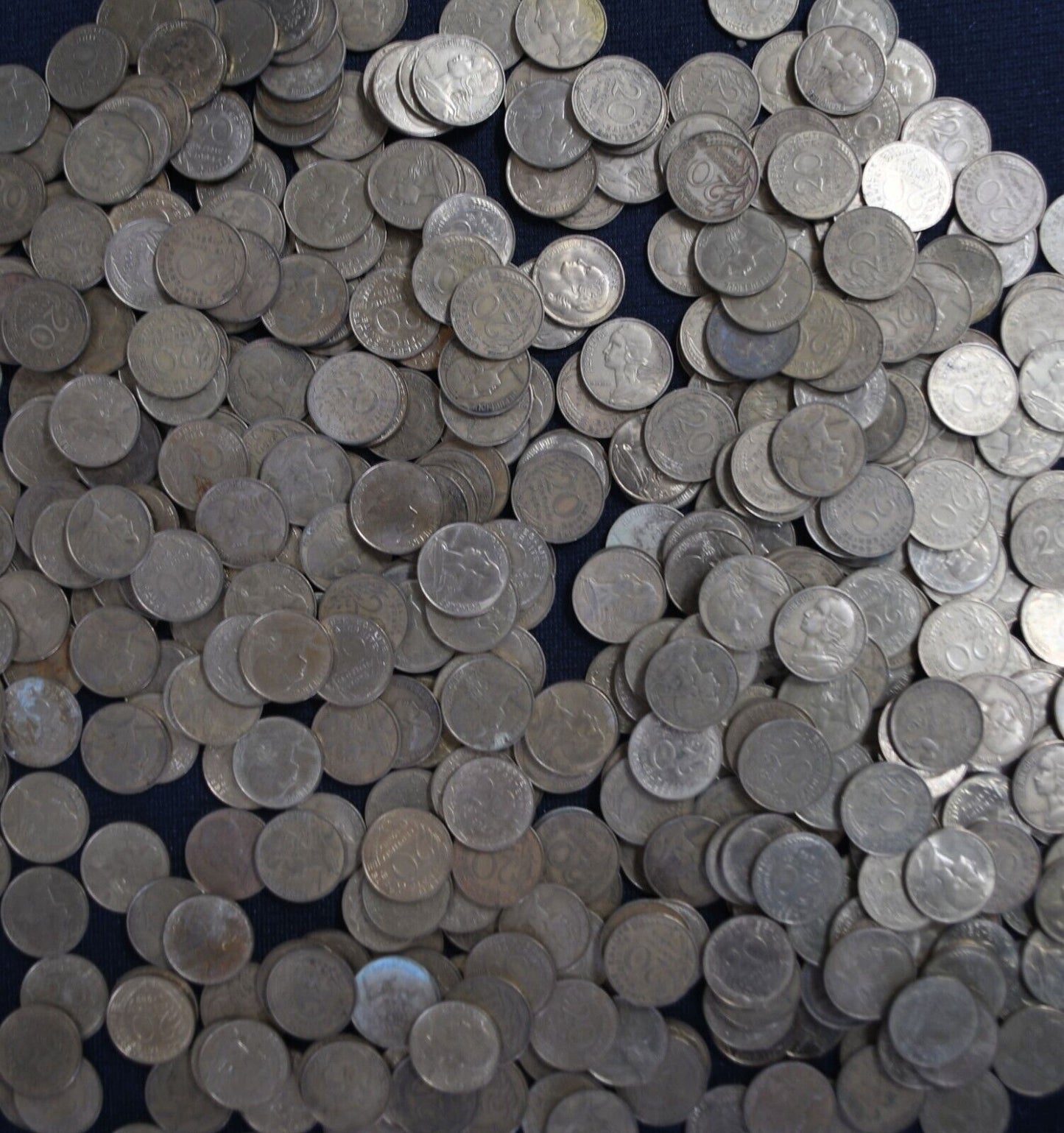 430pc France 20 Twenty Centimes Coins Lot 1962-1995