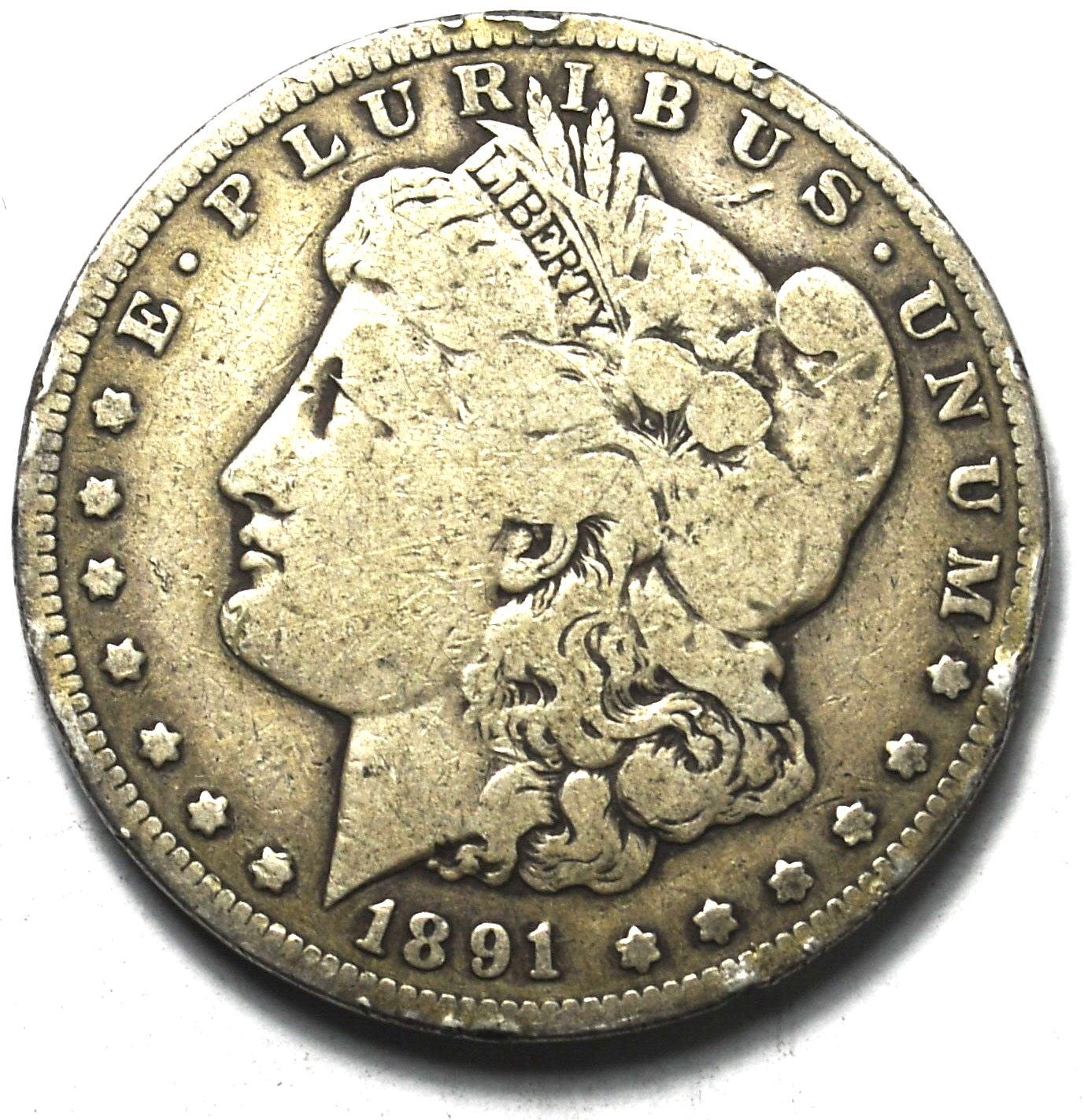 1891 CC $1 Morgan Silver One Dollar Rare Carson City