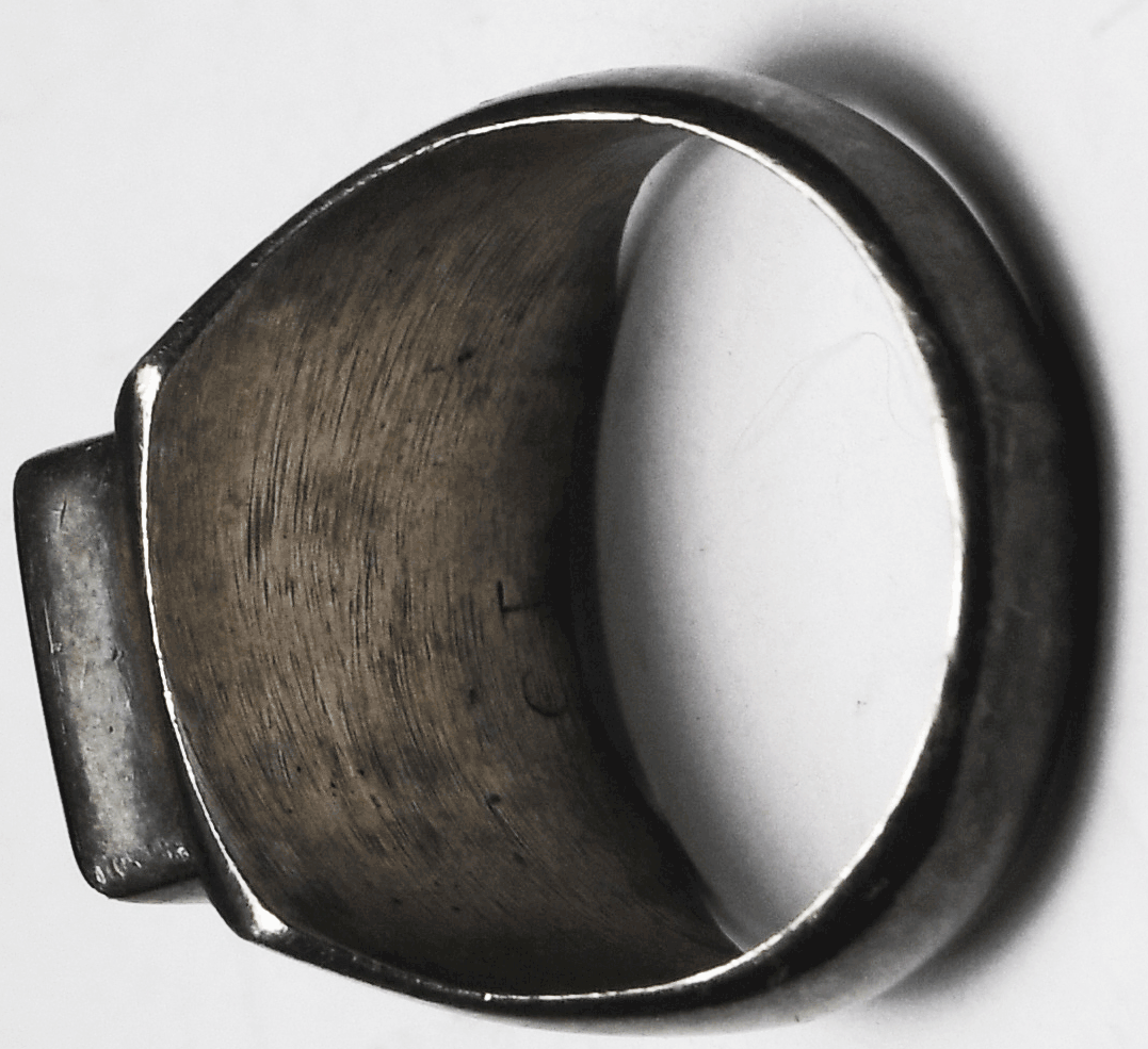 Sterling Silver CT Micro Inlay 15mm  Ring Size 9 Turquoise Onyx Malachite