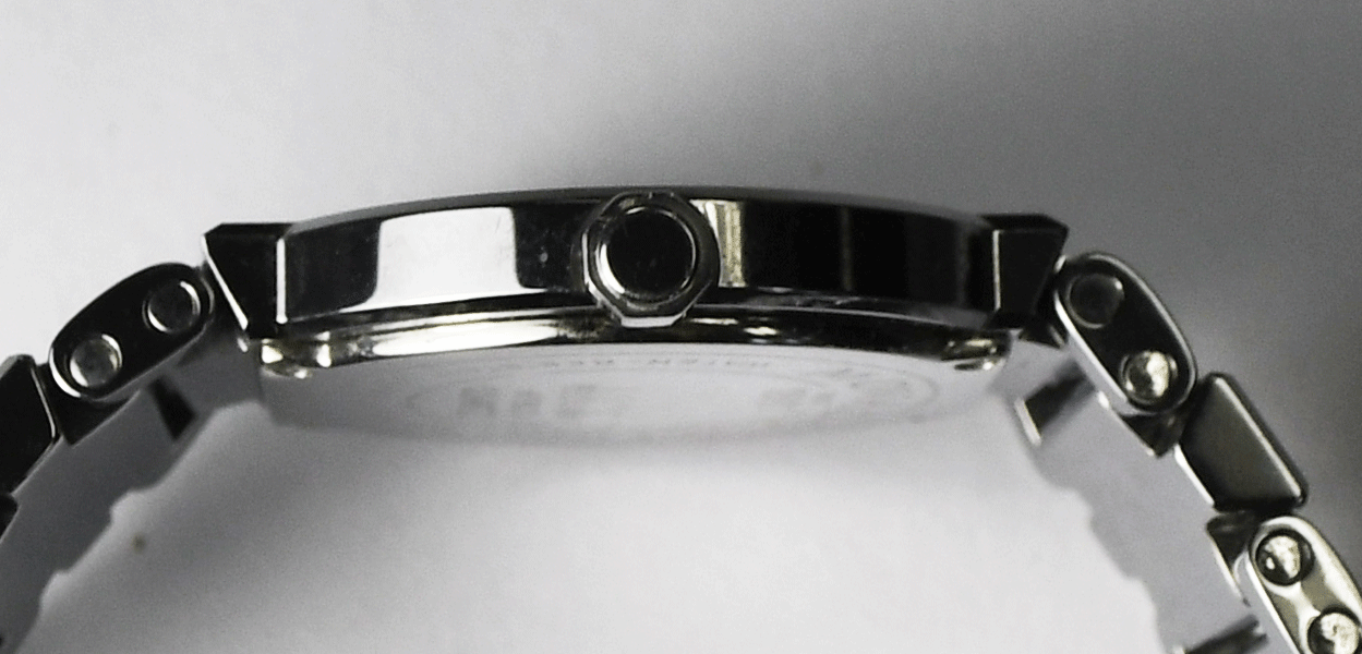 Women's Movado 89.C1.1841 Tungsten Valor 26mm Quartz 6-3/4" Wrist Blue Museum