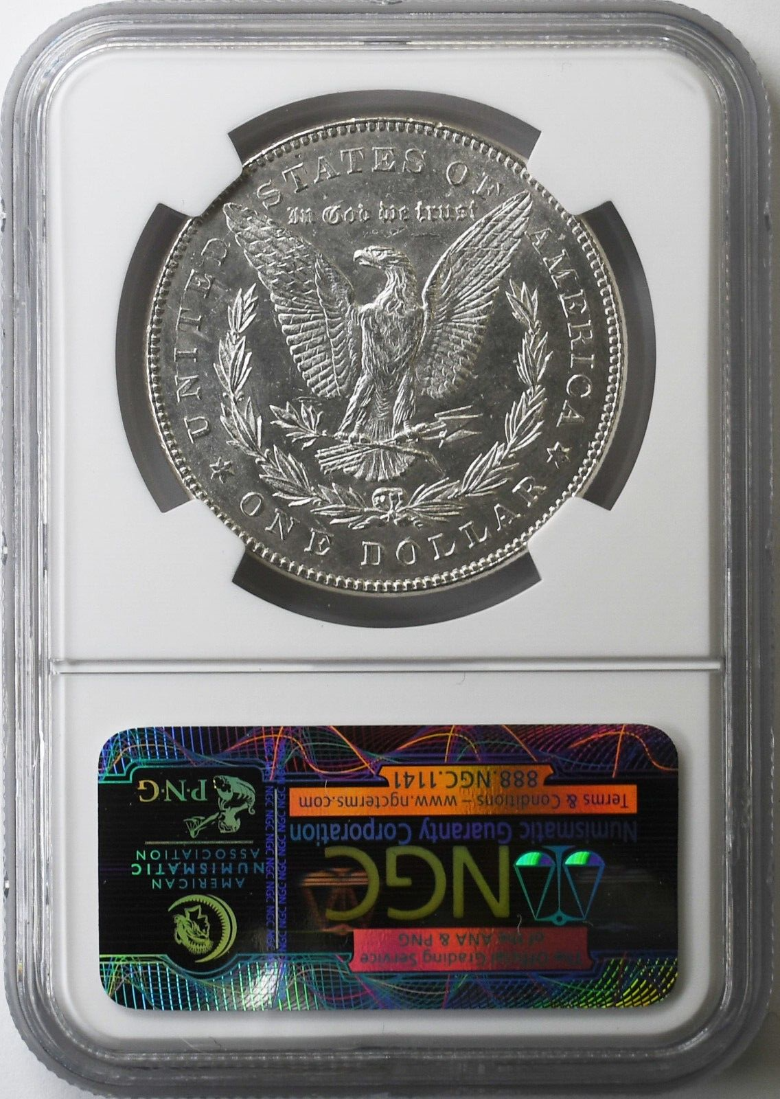 1878 $1 Morgan Silver One Dollar Philadelphia 78 Reverse NGC MS61 VAM 110