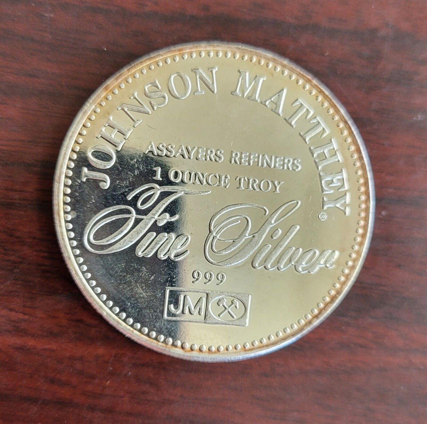 The Right To Vote .999 Fine Silver Johnson Matthey 1oz. Round