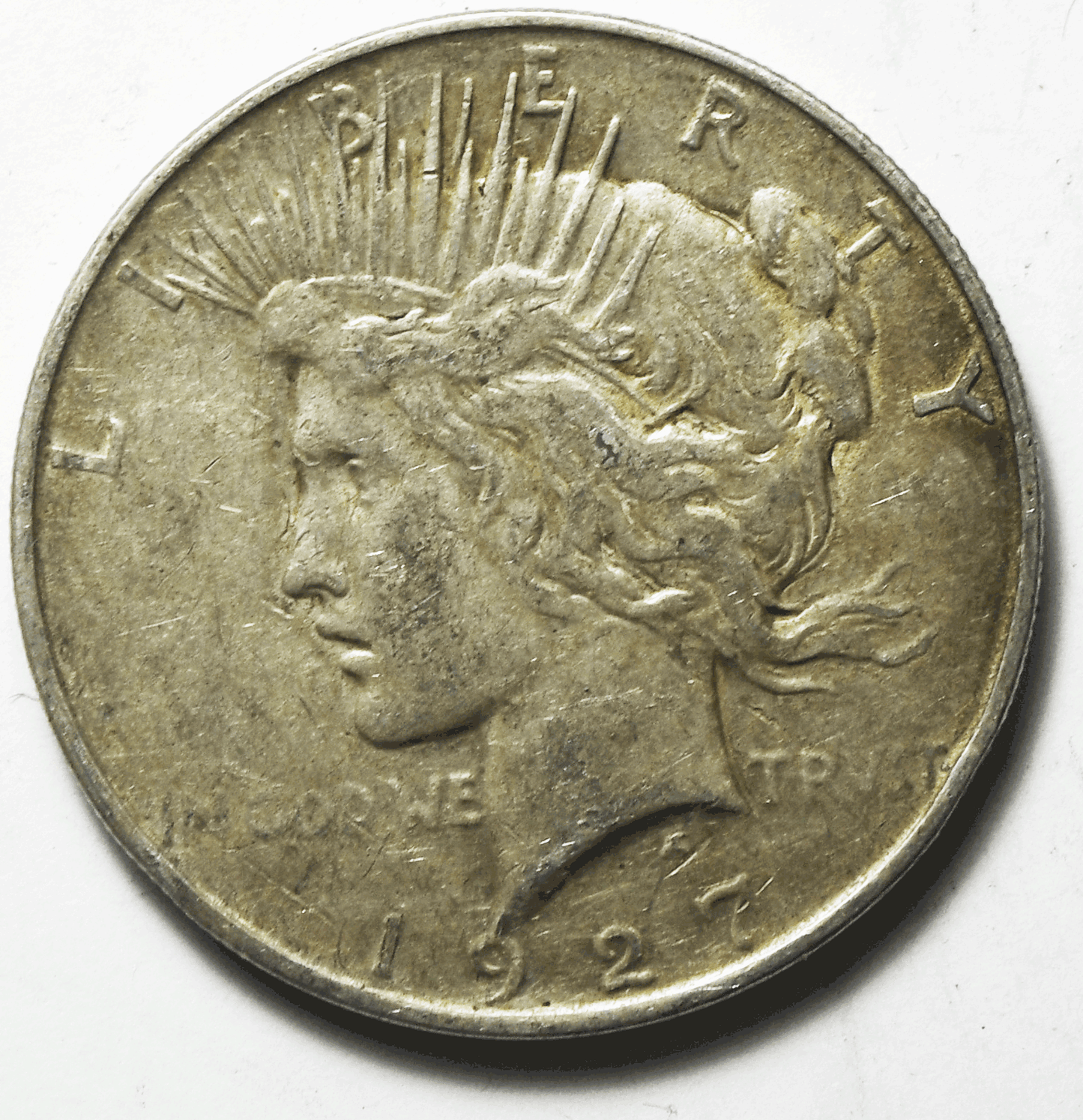 1927 D $1 Peace Silver One Dollar US Denver