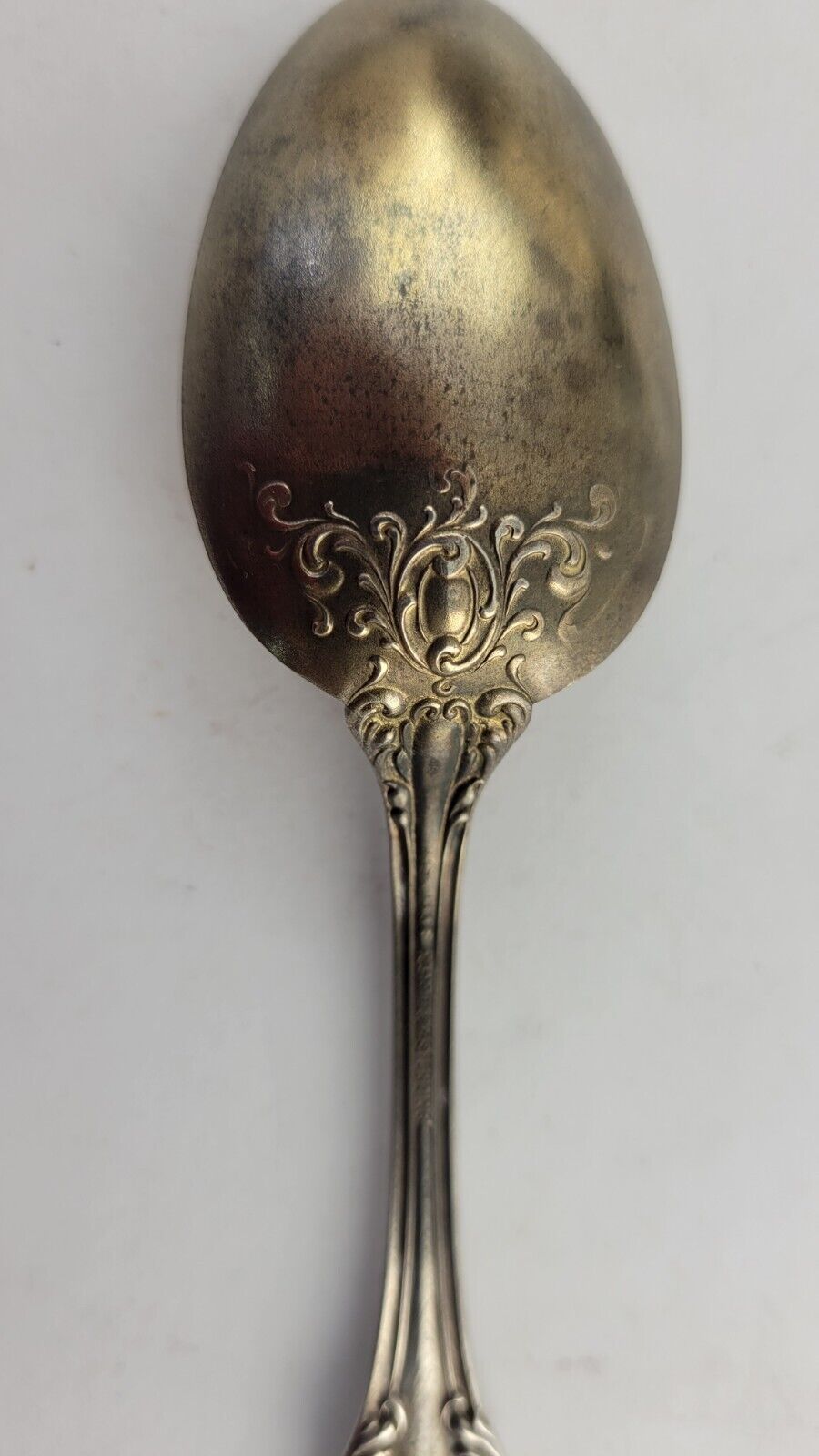 1900 Kansas City Missouri Sterling 5 7/8" Souvenir Spoon w/Goldwash Bowl. 67oz.