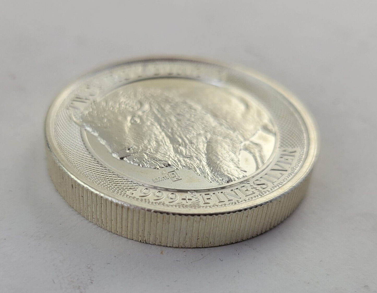 Mint ID.com Two Ounce .999 Fine Silver Buffalo Round Tap To Scan NFC Chip