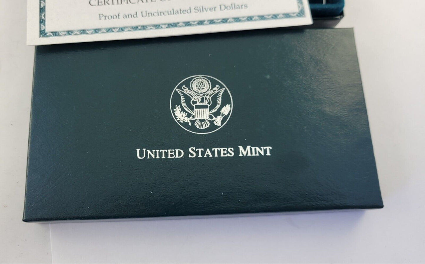 1999-P Yellowstone National Park Silver Commemorative Program 2 Coin Set Boxed