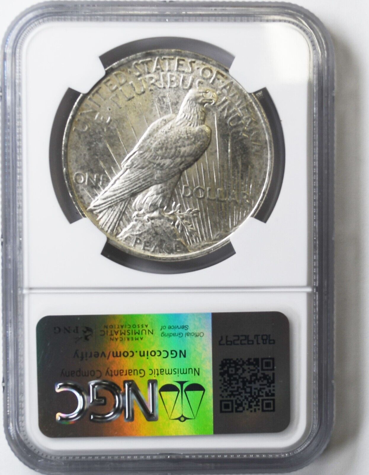 1924 $1 Peace Silver One Dollar US NGC MS63 Philadelphia